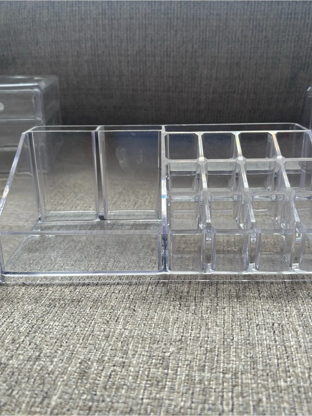 Clear Acrylic Makeup & Jewelry Organizer - Clear